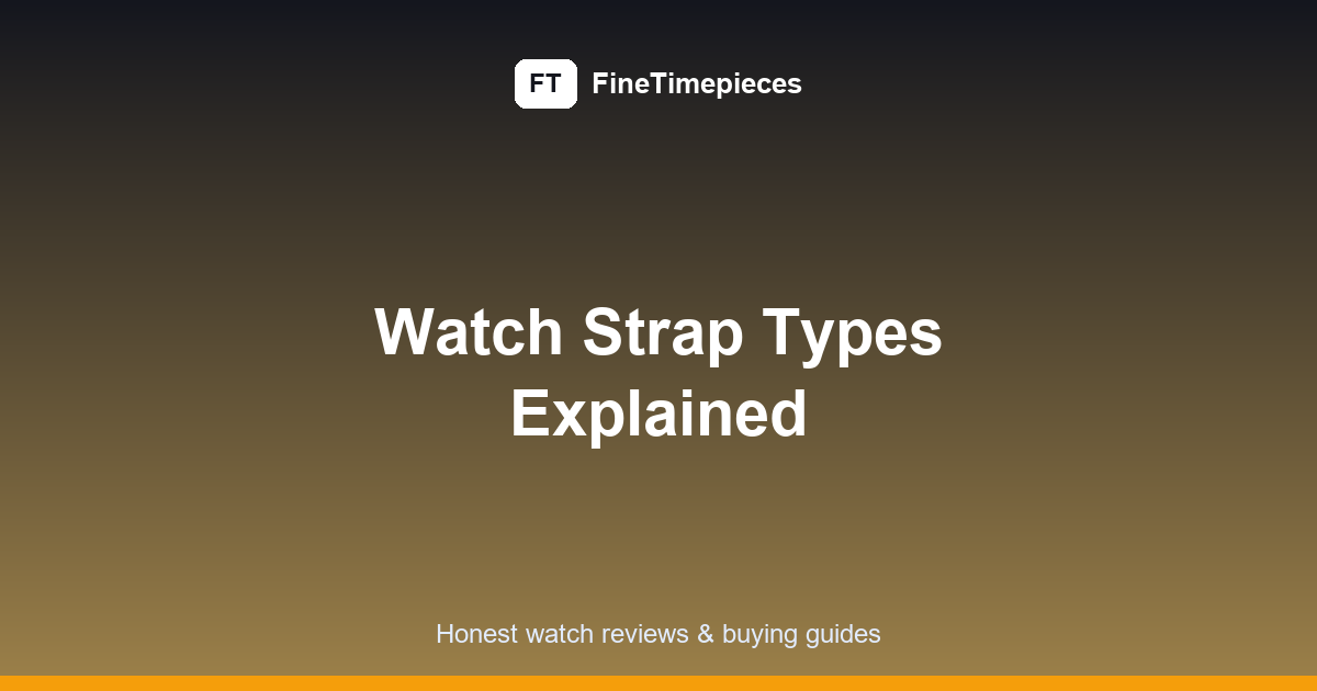 watch strap types featured image